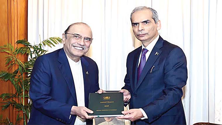   صدر سے وفاقی محتسب کی ملاقات  سالانہ کارکردگی رپورٹ پیش  