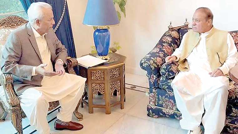  نواز شریف سے گورنر سندھ  کی ملاقات،آج ہفتے کے  دورے پر لندن پہنچیں گے
