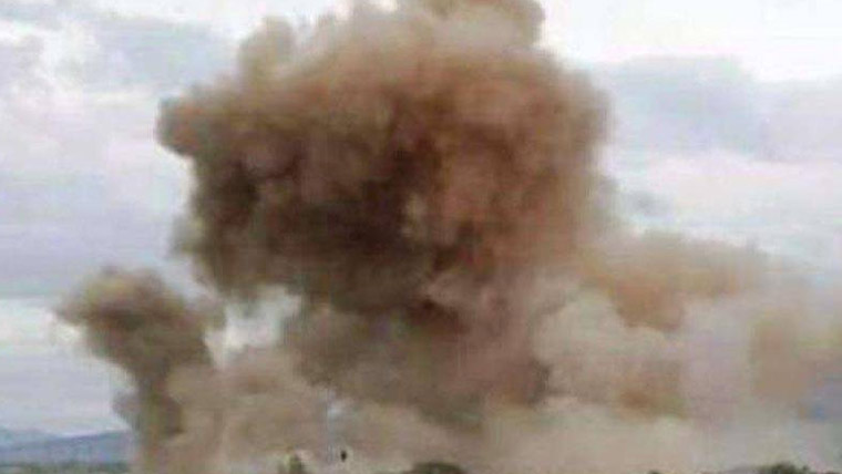  نوشکی :کسانکوری پولیس چیک  پوسٹ دھماکے سے تباہ