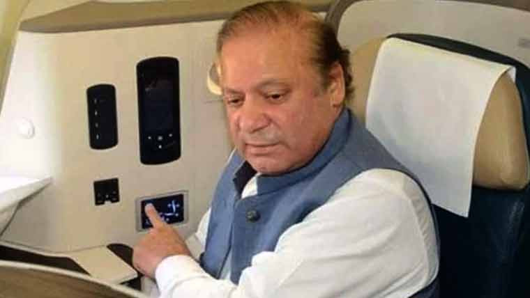 نواز شریف ایک ہفتے کے  دورے پر لندن پہنچ گئے