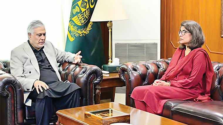 اسحاق ڈار سے آمنہ بلوچ کی ملاقات، پاک ترکیہ تعلقات پر گفتگو