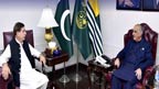 صدر ریاست سے شاہ غلام قادر کی ملاقات، سیاسی صورتحال پر گفتگو 