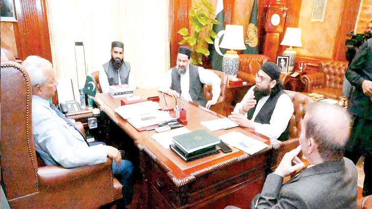 گورنر سے سیرت ریسرچ فاؤنڈیشن کے وفد کی ملاقات