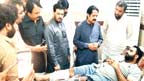 ایم این اے ملک منیر اقبال  چنڑ کا وکٹوریہ ہسپتال کا دورہ