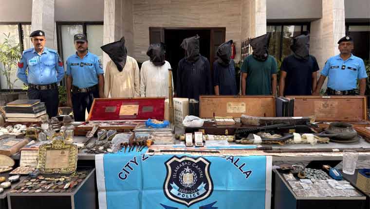  نواب آف بہاولپور فیملی کے گھر  چوری میں ملوث 6 ملزمان گرفتار 