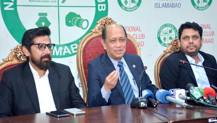   ملائیشیا کے ہائی کمشنرڈیٹو محمد اظہر بن مزلاں کا نیشنل پریس کلب کا دورہ