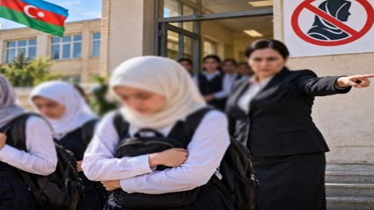 آذربائیجان :سکولوں  میں حجاب پر پابندی کیخلاف  مظاہرے ، 37 افرادگرفتار