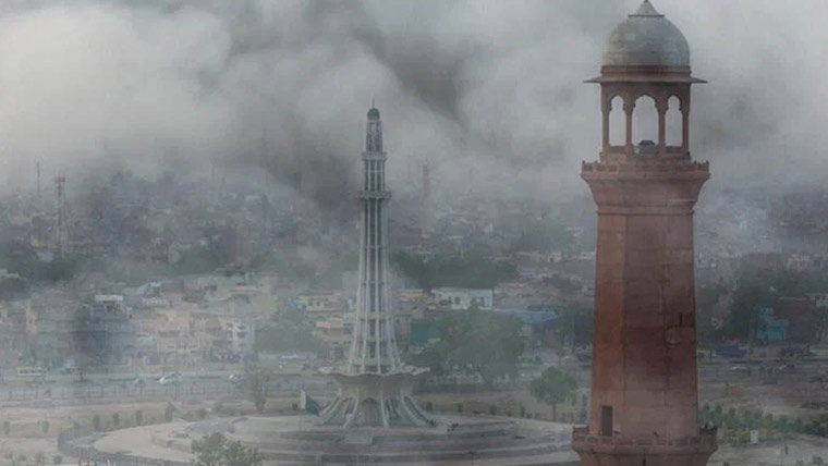  لاہور کا دنیا کے آلودہ ترین  شہروں کی فہرست میں پہلا نمبر 