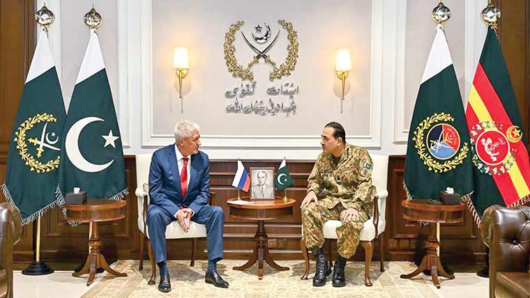 روسی  وزیر داخلہ  کی  وزیراعظم،فیلڈ  مارشل  سے  ملاقاتیں،سکیورٹی  تعاون  بڑھانے  پر  اتفاق