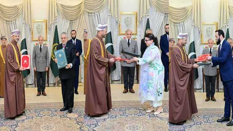 پاک ،عمان مختلف شعبوں میں مفاہمتی یادداشتوں پر دستخط 