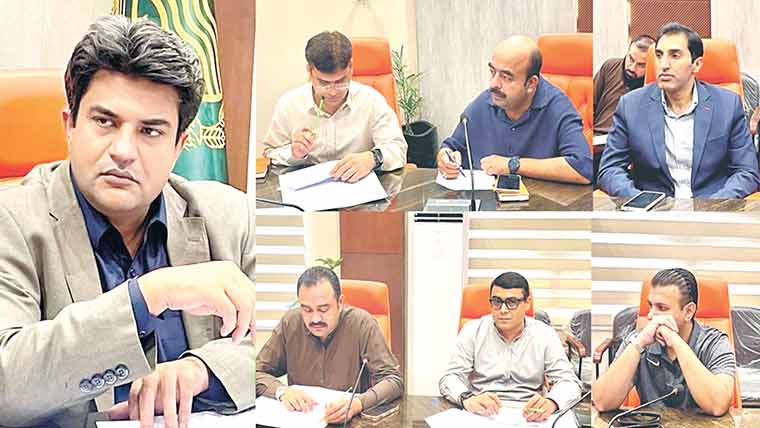 ڈپٹی کمشنر سے پہلی کینال پامز میراتھن  ریس کے آرگنائزرز کی ملاقات 