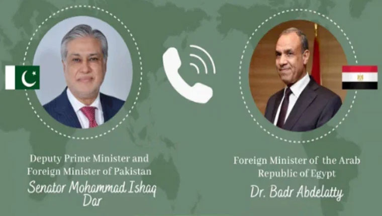  پاکستان، مصر کا مسائل کے حل کیلئے  مذاکرات ، سفارتکاری پر اتفاق 