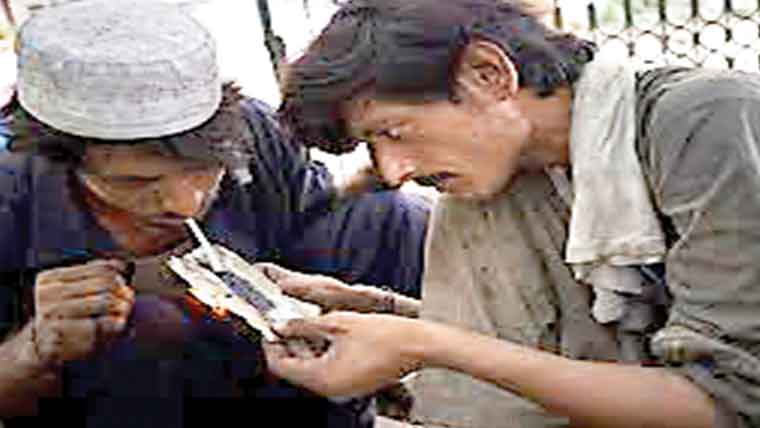 نشہ کا استعمال بڑھ گیا