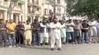 سانحہ پشاور کے شہید بچوں کی  غائبانہ نمازِ جنازہ مال روڈ پر ادا