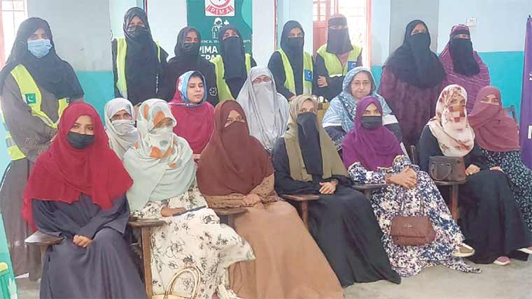  الخدمت خواتین ٹرسٹ کے زیر اہتمام فری میڈیکل کیمپ