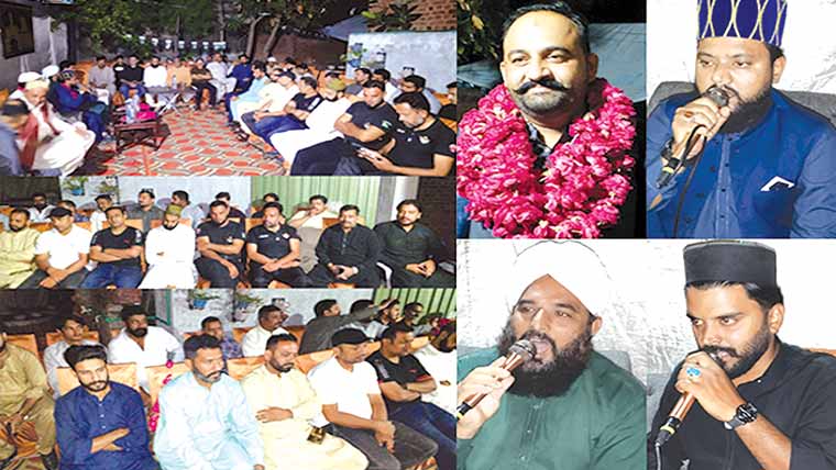 پولیس اہلکار نعیم گوندل کے اعزاز میں  تقریب، عمرے کی ادائیگی پر مبارکباد