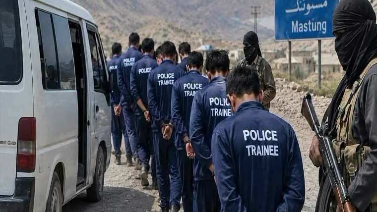 مستونگ سے اغوا کیے گئے  20 زیر تربیت پولیس اہلکار رہا 