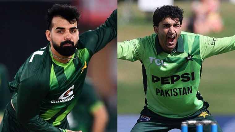 شاداب خان اور سفیان مقیم بیماری  کے باعث پہلا میچ نہ کھیل سکے 