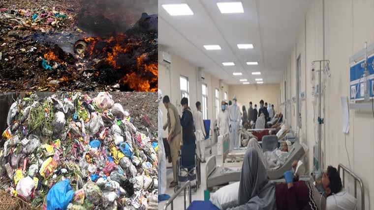  گردآلود ہواؤں ، کچرا جلانے اور صفائی ستھرائی کے ناقص انتظامات سے امراض بے قابو 