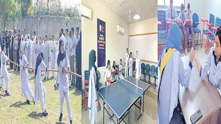  الائیڈ سکولز کے زیر اہتمام کھیلوں پر مشتمل منی اولمپیا منعقد