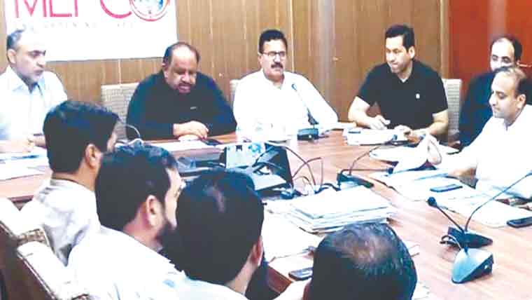 میپکو، لائن لاسز کم ، ریکوری  اہداف حاصل کرنے کی ہدایت