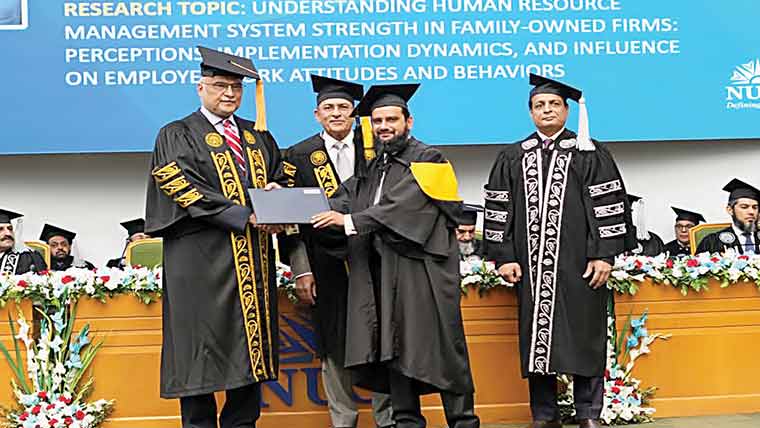 نسٹ کا کانووکیشن ،66پی ایچ ڈی سکالرز کو ڈگریاں عطا 