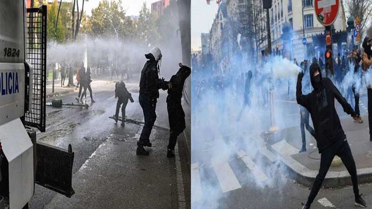 البانیہ :حکومت مخالف مظاہروں  میں شدت ، پولیس سٹیشن نذر آتش