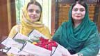 ایم این اے شازیہ فرید کی چیئر پرسن  تعلیمی بورڈ ڈاکٹر اقصیٰ شبیرسے ملاقات