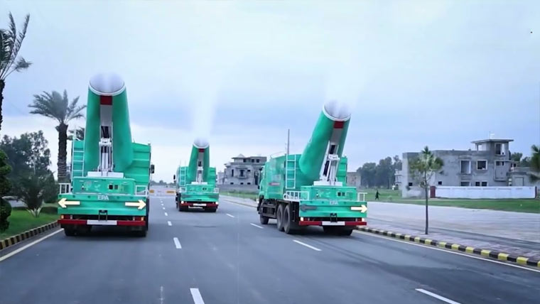 سموگ کے تدارک کیلئے اینٹی سموگ گنز کا دائرہ وسیع
