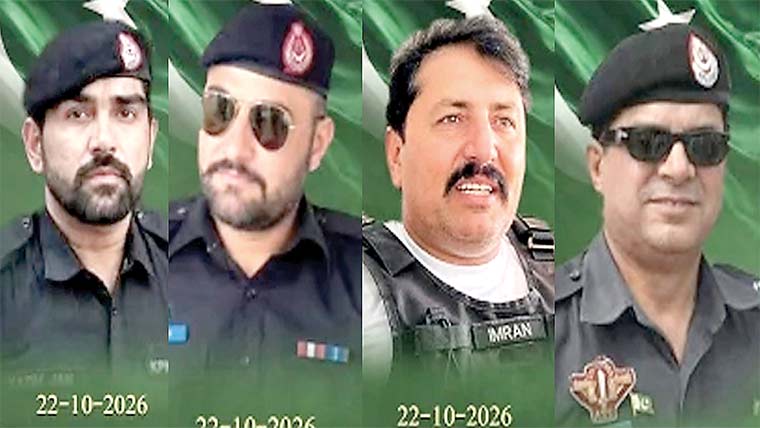 کرک:فائرنگ کا تبادلہ، ڈی ایس پی سمیت 4اہلکار شہید، 2دہشتگرد ہلاک 