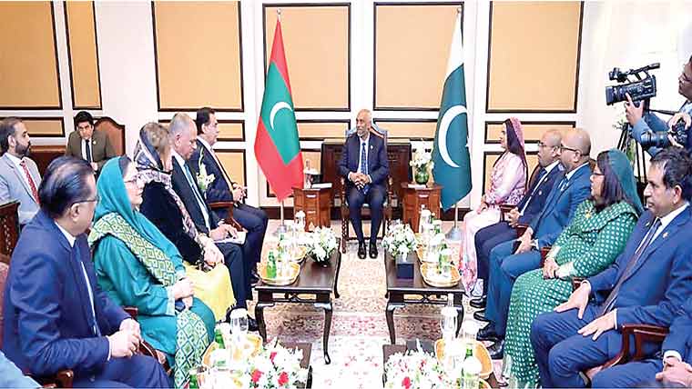 مالدیپ صدر کی سپیکر سے ملاقات،علاقائی امور پر تبادلہ خیال
