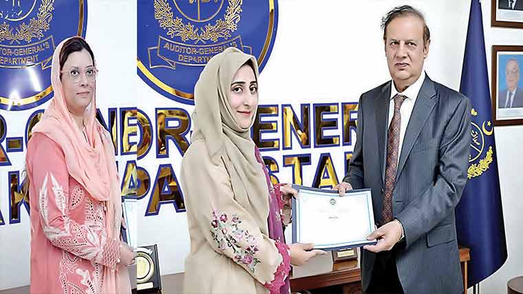  عوام کا پیسہ دیانت داری کیساتھ خرچ کیا جائے ،آڈیٹر جنرل 
