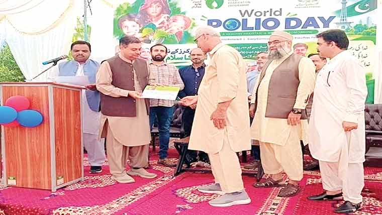  میانوالی پولیو فری ضلع ہے ، برقرار رکھا جائے گا، محکمہ صحت