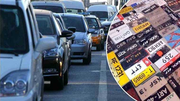 سیف سٹی: جعلی نمبر پلیٹس 6گاڑیاں تھانوں میں بند 