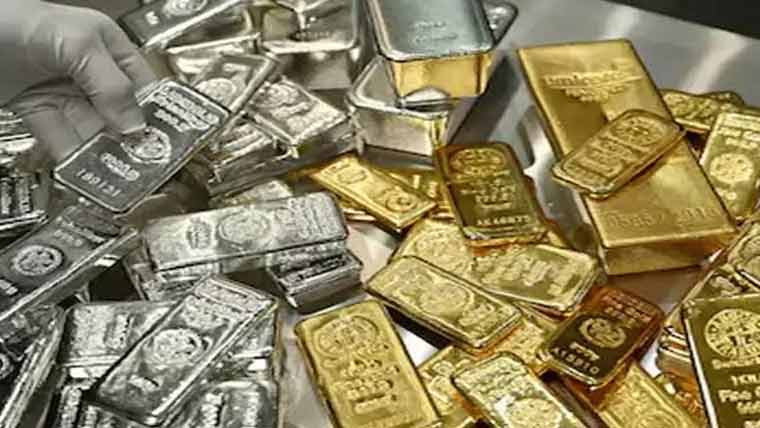 چاندی 7، فی تولہ سونے کی قیمت میں ڈھائی ہزار روپے کمی