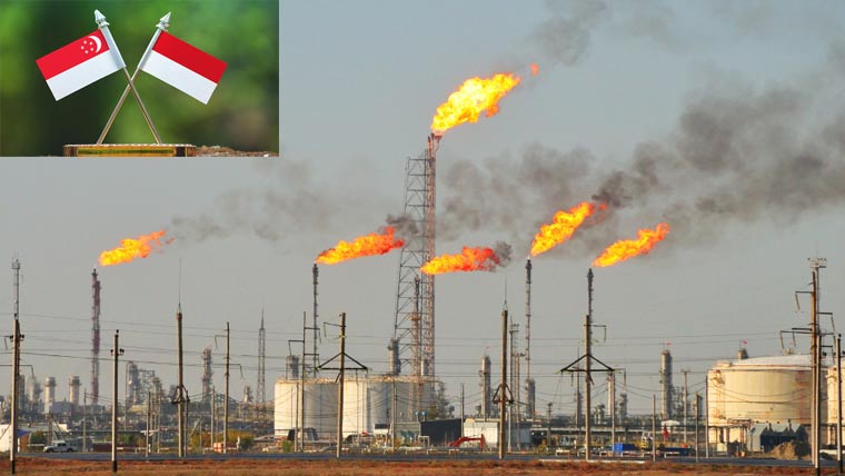 جنگلات میں آتشزدگی پر  کشیدگی،انڈونیشیا نے سنگاپور کو  گیس کی فراہمی کم کر دی