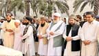 نوشہرہ:پروفیسر محمود الحق حقانی کی  نماز جنازہ ،ہزاروں افرادکی شرکت