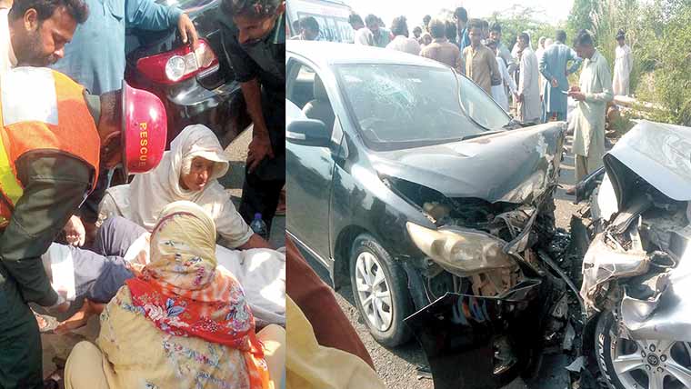  ٹریفک کے حادثات میں ایک شخص جاں بحق ،افراد زخمی 