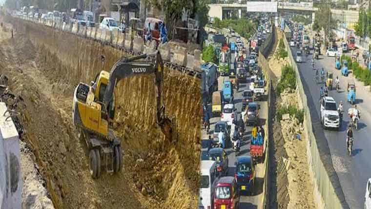  ترقیاتی کام سست ، ٹریفک نظام درہم برہم 