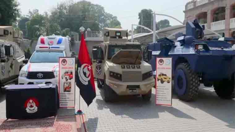  8جدید اے پی سیز، 10 ایمبولینسز پختونخوا پو لیس کے سپرد 