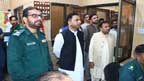 ڈپٹی کمشنرکا ریسکیو  1122 اسٹیشن میانوالی کا دورہ