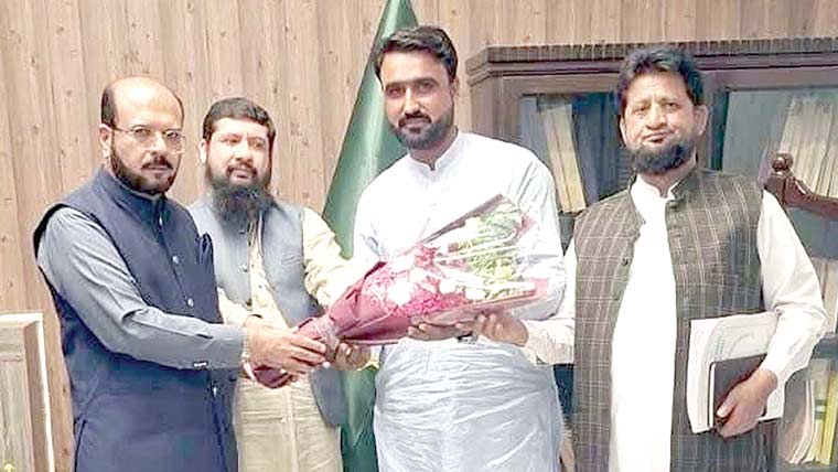 محکمہ انہار کرانہ ڈویژن کے سب انجینئر  کی ڈیپو سیکشن میں تعیناتی پرتقریب 