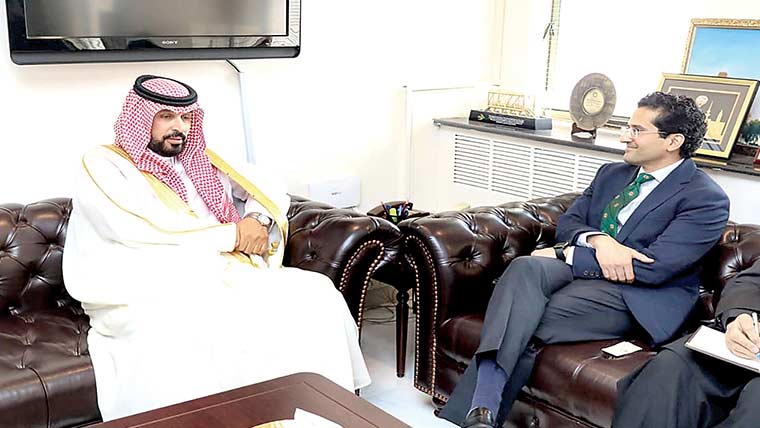  وزیر پٹرولیم ،سعودی سفیر ملاقات:توانائی میں تعاون پر اتفاق 