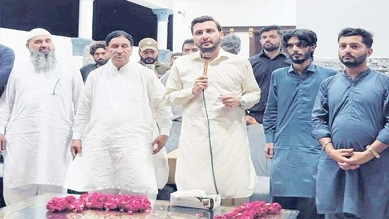 ایم پی اے چودھری موسی الٰہی  کا حلقہ پی پی 32 کا دورہ