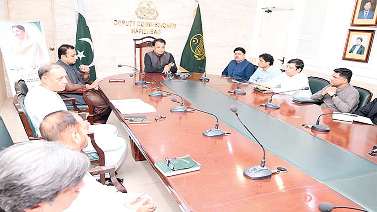 محکموں سے کرپشن کا خاتمہ یقینی بنائینگے :ڈی سی حافظ آباد 