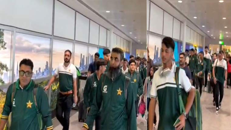  انڈر 19 کرکٹ ٹیم انگلینڈ پہنچ گئی