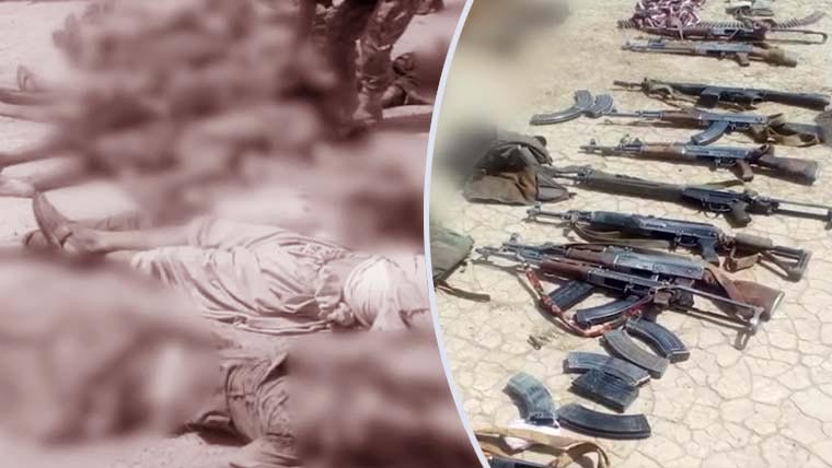  بلوچستان میں آپریشن ، 21 دہشتگرد ہلاک ، 2  افسروں ، 1 کسٹم اہلکار سمی 6 جوان شہید