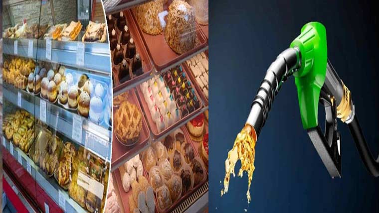 پٹرولیم مصنوعات کی قیمتیں بڑھنے پربیکری آ ئٹمز بھی مہنگی 