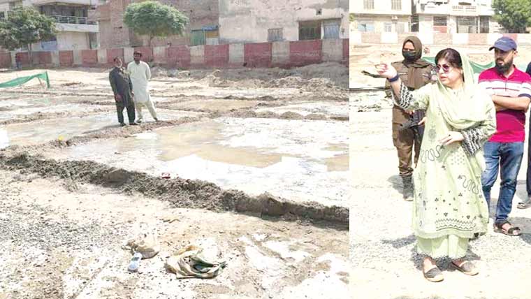 بلال پارک میں انڈر گراؤنڈ سٹوریج ٹینک فعال کر نے کا حکم 