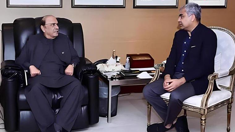 لندن:محسن  نقوی  کی  صدر  زرداری  سے  ملاقات،اہم  پیغام  پہنچایا:جب  صوبائی  اسمبلیاں  اور  پارلیمنٹ  چاہیں  گی  نئے  صوبے  بن  جائینگے:وزیر  قانون